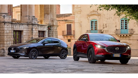 Mazda3 e CX-30 2025, la prova del nuovo e-Skyactiv G 140