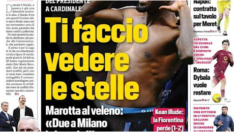 L'Inter risponde a Cardinale, CorSport: Ti faccio vedere le stelle