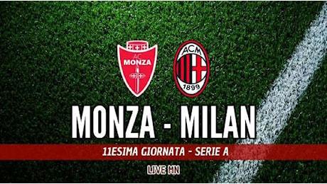 Monza-Milan (0-1): intervallo. Rossoneri disordinati ma in vantaggio