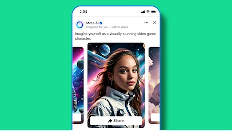 Nel feed di Instagram e Facebook ci saranno immagini IA, ma la cosa inquietante è che alcune avranno la nostra faccia!