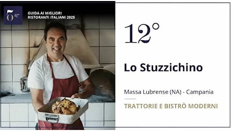 Massa Lubrense, il ristorante Lo Stuzzichino di Sant'Agata tra i migliori ristoranti italiani nella categoria Trattorie e Bistrò Moderni