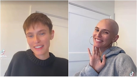 Bianca Balti si mostra per la prima volta senza capelli: “Sono sempre una ‘bad bitch’. Nuovo video della top model dopo la chemioterapia