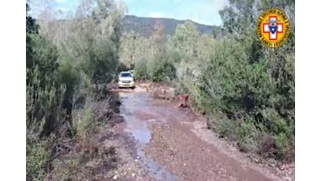 Maltempo in Sardegna, terzo giorno di ricerche del 41enne disperso