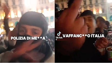 “Vaffan*** Italia”: identificati i protagonisti dei video di Capodanno in Duomo, cosa rischiano