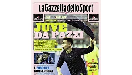 Gazzetta: Juve da pazzi. Inter e Milan, rischio multa