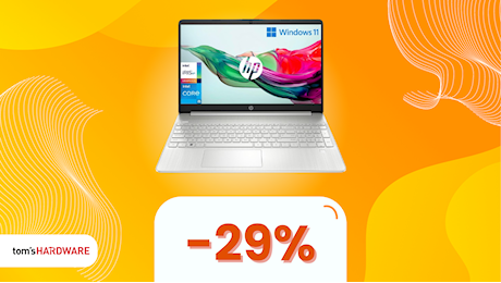 Questo notebook HP, ideale per studenti e professionisti, è ora IN SCONTO! -29%