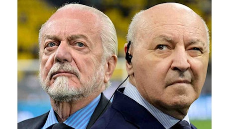 De Laurentiis risponde a Marotta: duro comunicato su Inter-Napoli