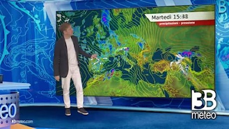 Previsioni meteo video di martedì 15 aprile sull'Italia