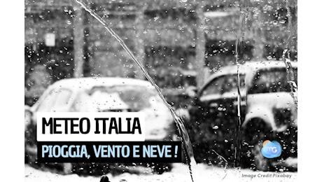 Meteo: inverno aggressivo, nelle prossime ore pioggia, vento, freddo e neve