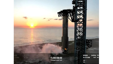 SpaceX, un altro successo: recuperato il booster di Starship dopo il lancio