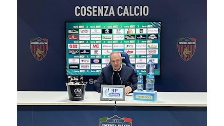 Cosenza-Modena 1-1, Alvini: «Abbiamo fatto la partita, ma la crescita conta più del risultato»