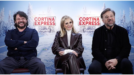 Cortina Express visto da Christian De Sica, Lillo e Isabella Ferrari: Un film di Natale dal tono swing