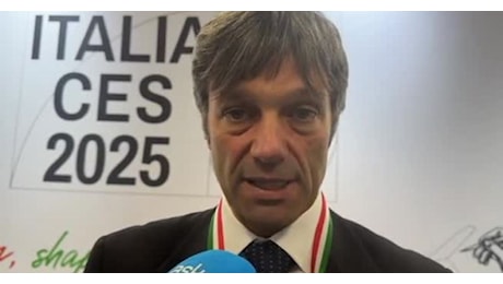 IL VIDEO. Ces 2025, Zoppas: grande occasione per startup italiane