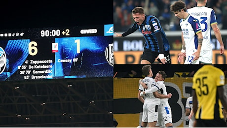 L'avvio di stagione tennistico dell'Atalanta: ha già vinto 6-1 in Serie A, Champions League e Coppa Italia