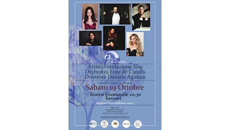 Stasera al Teatro Comunale di Sassari i giovani della lirica