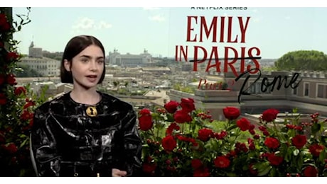 IL VIDEO. Emily in Paris a Roma, Lily Collins: finalmente lascia il telefono