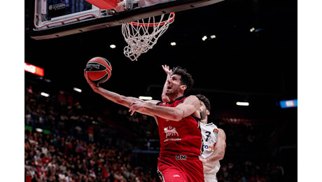 Eurolega: EA7 Milano show, il Real Madrid crolla al Forum