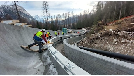 La pista da bob di Cortina soddisfa il Cio: il sì tra un mese