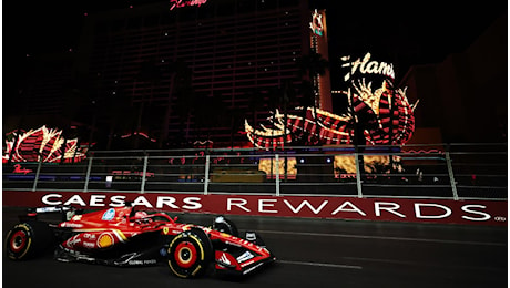 F1, GP Las Vegas Fp2: Ferrari soffre l'attivazione delle gomme e non accede alla massima prestazione