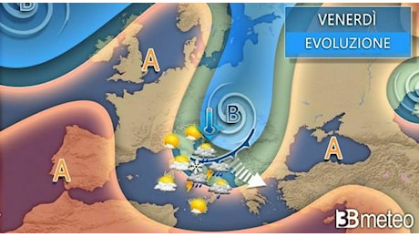 Ondata di freddo, il meteo cambia da venerdì: temperature in picchiata e neve anche a bassa quota