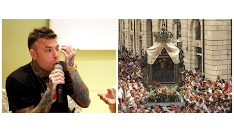 Fedez alla festa della Madonna di Reggio Calabria (costo 300mila euro): parroci indignati col sindaco Pd