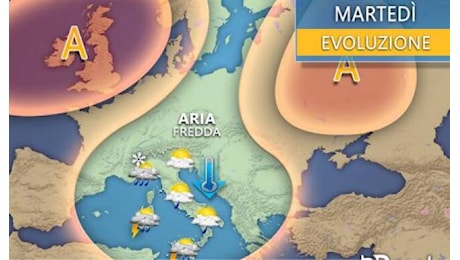 Meteo martedì, in avvicinamento un calo delle temperature