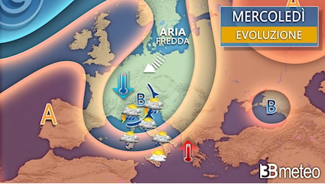 Meteo Nord-Italia. In arrivo due perturbazioni, piogge diffuse fino a venerdì. Clima più freddo