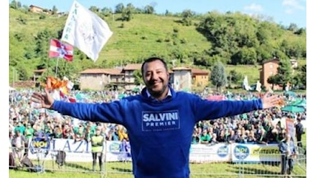 Il nuovo trasporto di Salvini per Pontida