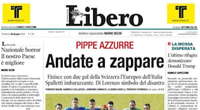 Italia eliminata da Euro 2024. La prima pagina di Libero: Andate a zappare
