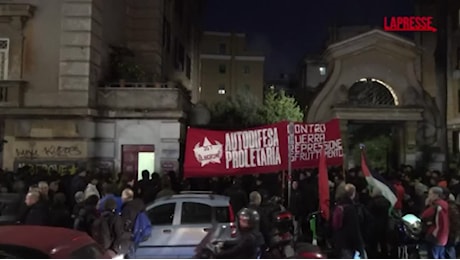 VIDEO Acca Larentia, presidio antifascista a Roma contro le celebrazioni per l'anniversario