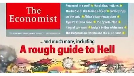 The Economist, nella copertina del 22 dicembre 2012 predetti eventi successivi: dalla guerra tra Hamas e Israele al Bunga Bunga di Berlusconi a Obama - VIDEO