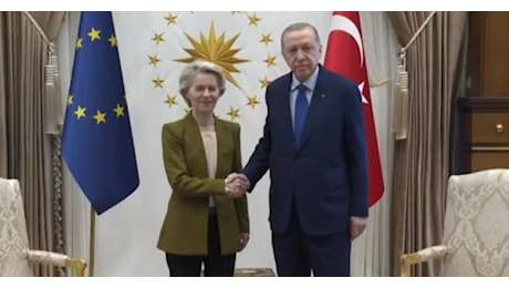 IL VIDEO. Siria, Von der Leyen in Turchia: incontro con Erdogan