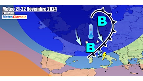 Meteo Italia: ecco l’Inverno con neve fino a quote basse, poi cambia tutto