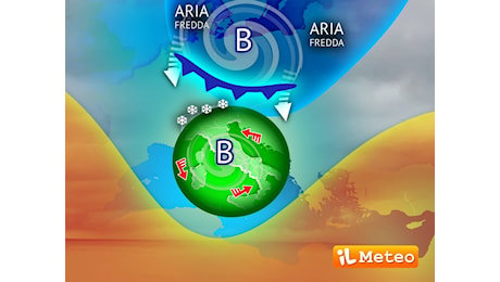 Meteo, ribaltone in arrivo; Freddo, Pioggia, Vento e pure Neve