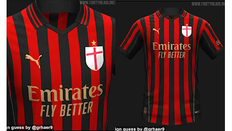 Milan, ecco quando verrà indossata la maglia celebrativa per i 125 anni del club|Serie A