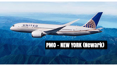 UNITED Palermo-New York (Newark) da Maggio 2025