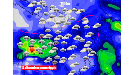 POSSIBILI TEMPORALI SU QUESTE ZONE, PASSA UN FRONTE INSTABILE - METEO TOSCANA