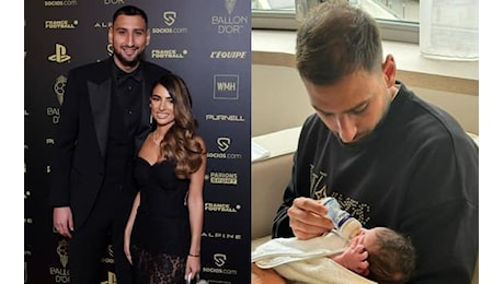 Gigio Donnarumma e Alessia Elefante sono diventati genitori: è nato il figlio Leo