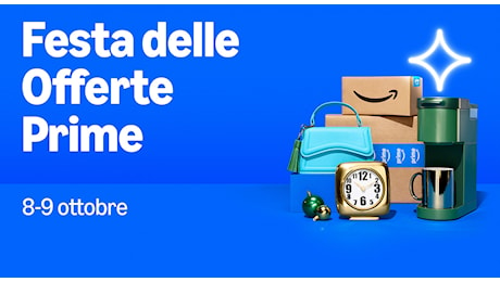 Prime torna l’8 e il 9 ottobre con centinaia di migliaia di offerte dedicate ai clienti Prime