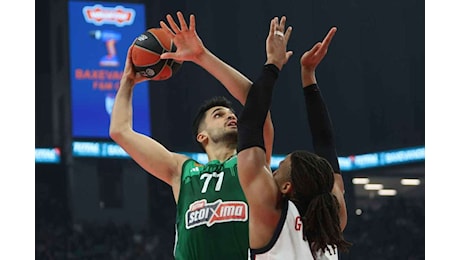 Eurolega, il Panathinaikos si impone sulla EA7 Milano con un netto103-74