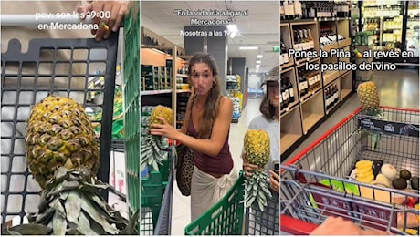 Ananas nel carrello per avere un appuntamento: nuovo trend spagnolo porta il caos nei supermercati