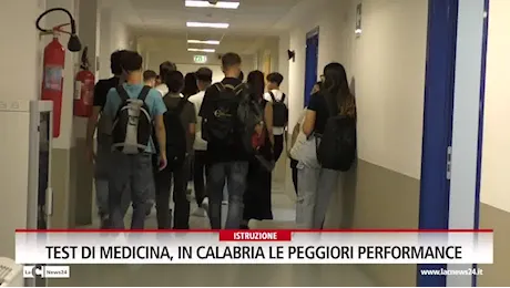 Test di medicina, in Calabria le peggiori performance · Video LaC News24