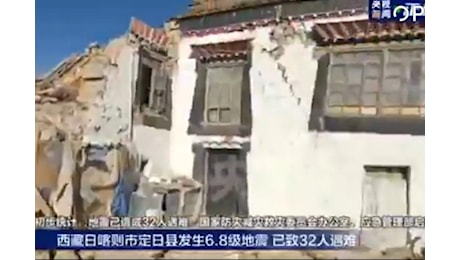 Violento terremoto 7.1 sconvolge il Tibet, case crollate e oltre 50 vittime