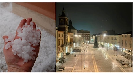 Rimini imbiancata dalla “neve tonda”: cos’è il fenomeno del Graupel