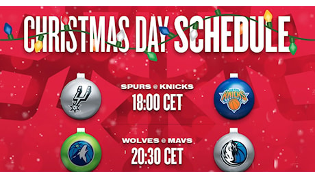 NBA Christmas: programma, orari e dove vedere le partite di Natale in TV e Live-streaming. Spicca Warriors-Lakers