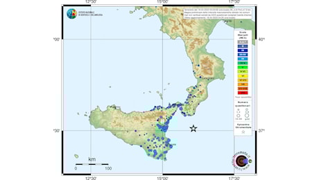 Evento sismico nel Mar Ionio, ML 4.8, 16 aprile 2025