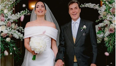 L'abito da sposa di Angelica Donati: cosa ha indossato per il matrimonio la figlia di Milly Carlucci