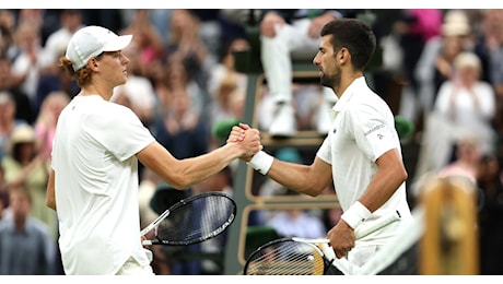 Sinner e Djokovic nuovamente contro a Wimbledon: allenamento congiunto alla vigilia dello Slam