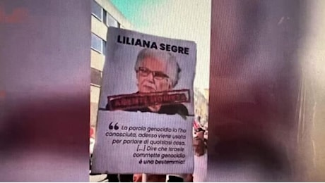 Cartello contro Liliana Segre, si indaga per 'odio razziale': denunciato chef Rubio