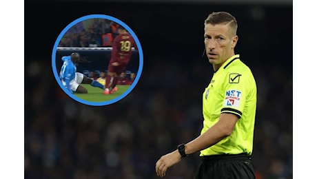 Napoli-Roma, “punito” l’arbitro Massa: la decisione dopo i mancati gialli a Lukaku